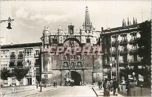 Moderne Karte Burgos: Arc et pont de la Sainte Vierge