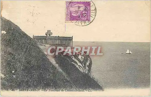 Cartes postales Saint-Malo - Le Tombeau de Chateaubriand