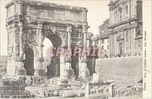 Ansichtskarte AK Roma - Arco di Settimio Severo - Foro Romano