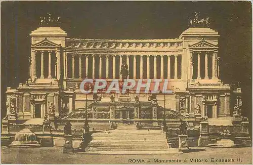 Cartes postales Roma - Monumento a Vittorio Emanuele