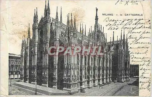 Cartes postales Milano - la Cattedrale