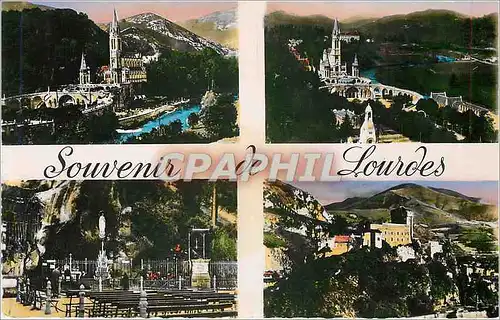 Cartes postales Souvenir de Lourdes