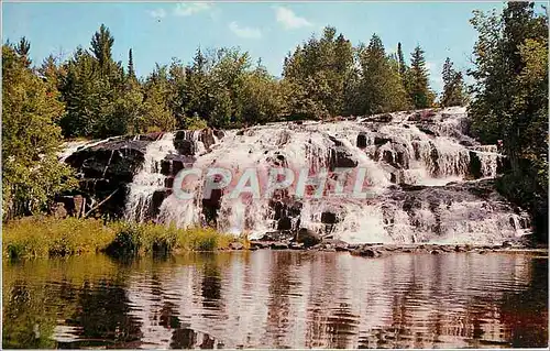 Ansichtskarte AK Bond Falls Middle Branch Ontonagon River Paulding Michigan