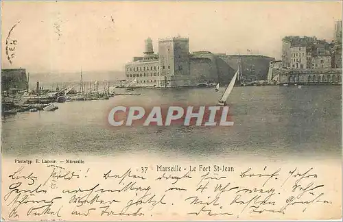 Cartes postales Marseille - Le Fort St-Jean