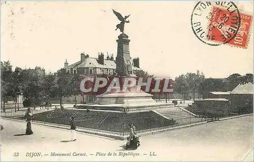 Ansichtskarte AK Dijon - Monument Carnot - Place de la Republique