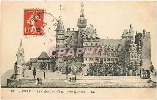 Cartes postales Vizille - Le Chateau au XVIIIe siecle