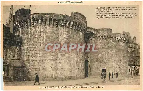 Cartes postales Saint-Malo - La Grande Porte