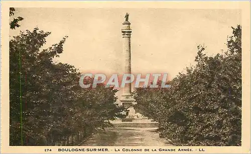 Ansichtskarte AK Boulogne-sur-Mer - La Colonne de la Grande Armee