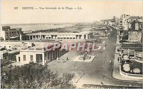 Cartes postales Dieppe - Vue generale de la Plage