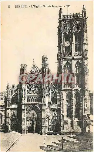 Cartes postales Dieppe - L'Eglise Saint-Jacques