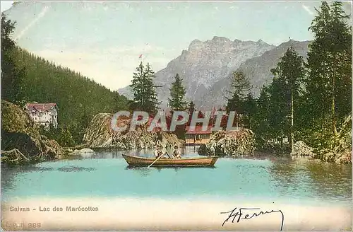 Cartes postales Salvan - Lac des Marecottes