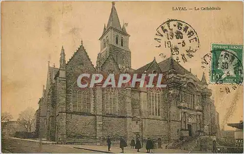 Cartes postales Laval La Cathedrale