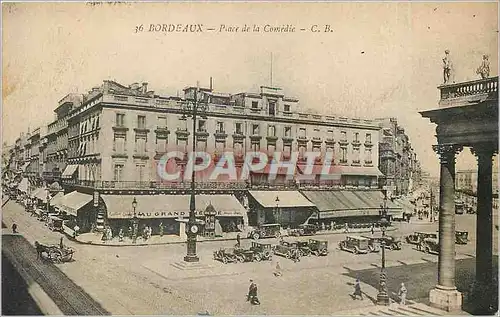 Cartes postales Bordeaux Place de la Comedie