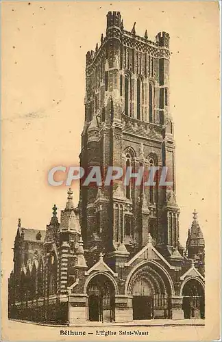 Cartes postales Bethune l'Eglise Saint Waast