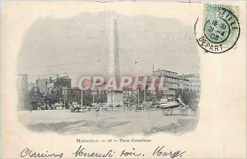 Cartes postales Marseille Place Castellane