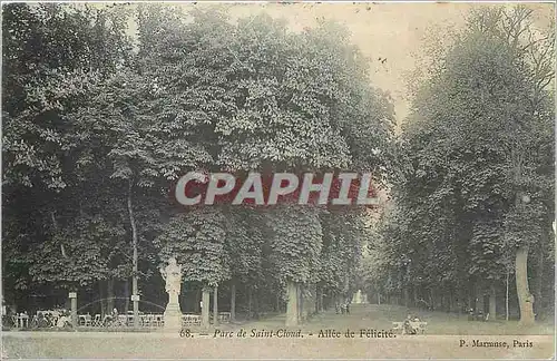 Cartes postales Parc de Saint Cloud Allee de Felicite