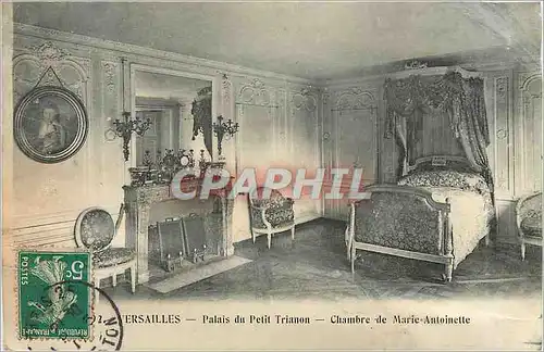 Ansichtskarte AK Versailles Palais du Petit Trianon Chambre de Marie Antoinette