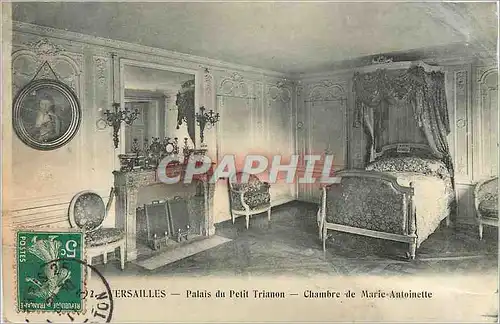 Cartes postales Versailles Palais du Petit Trianon Chambre de Marie Antoinette