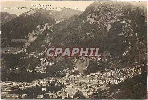 Cartes postales Cauterets Vue generale prise de Cambasque