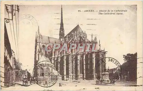 Ansichtskarte AK Amiens Abside de la Cathedrale