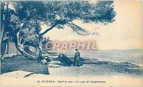 Ansichtskarte AK Hyeres Bord de mer Un coin de Carqueiranne