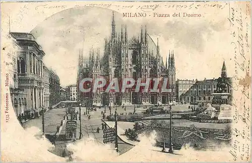 Cartes postales Milano Piazza del Duomo