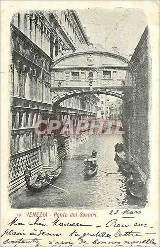 Cartes postales Venezia Ponte dei Sospiri