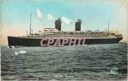 Cartes postales moderne Le Havre S Inf Le Paquebot Ile de France Bateau