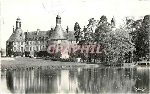 Moderne Karte St Fargeau Yonne Le Chateau et la Piece d'Eau
