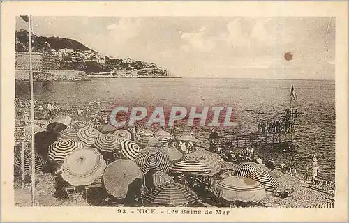 Cartes postales Nice Les Bains de Mer