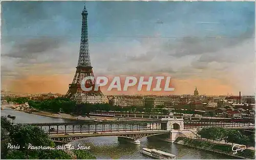 Cartes postales Paris Panorama sur la Seine