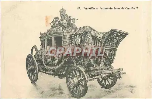 Ansichtskarte AK Versailles Voiture du Sacre de Charles X