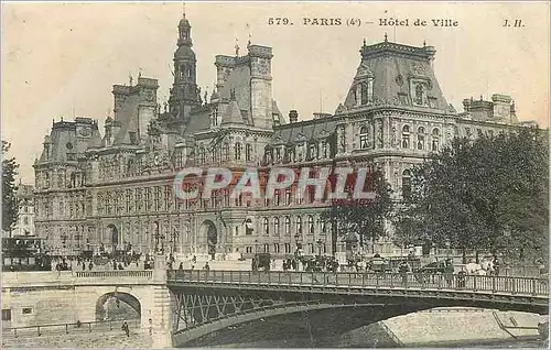 Cartes postales Paris Hotel de Ville