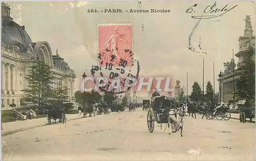 Cartes postales Paris Avenue Nicolas