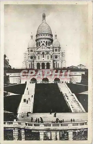 Cartes postales La Basilique du Sacre Coeur et l'Escalier Monument