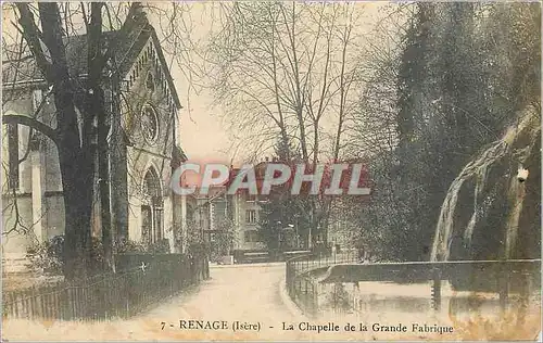 Cartes postales Renage Isere La Chapelle de la Grande Fabrique