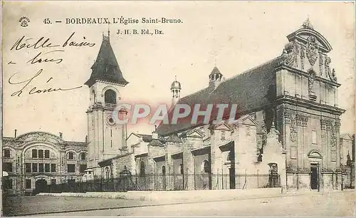 Cartes postales Bordeaux L'Eglise Saint Bruno