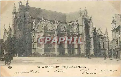 Cartes postales Bordeaux L'Eglise Saint Michel