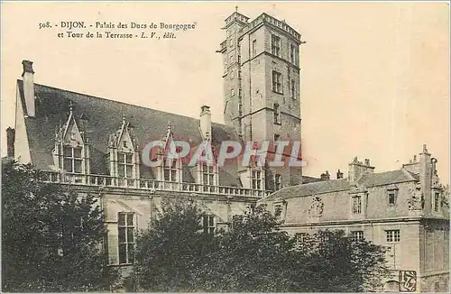 Cartes postales Dijon Palais des Ducs de Bourgogne et Tour de la Terrasse