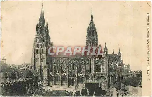 Cartes postales Bayeux Ensemble de la Cathedrale vue de l'Eveche