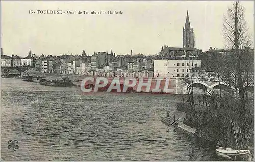 Cartes postales Toulouse Quai de Tounis et la Dalbade