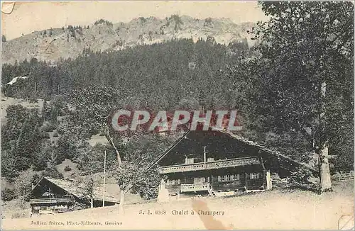 Cartes postales Chalet a Champery
