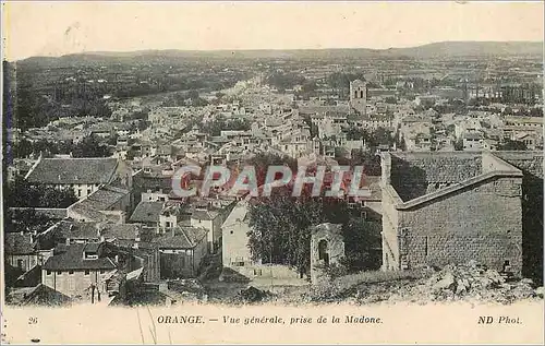 Cartes postales Orange Vue generale prise de la Madone