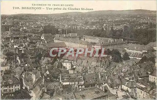 Cartes postales Excursion en Franche Comte Besancon Vue prise du Clocher St Jean