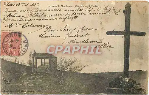Cartes postales Environs de Montlucon Chapelle de St Marien
