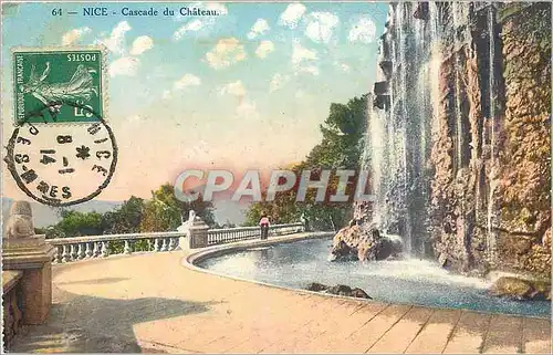 Cartes postales Nice Cascade du Chateau