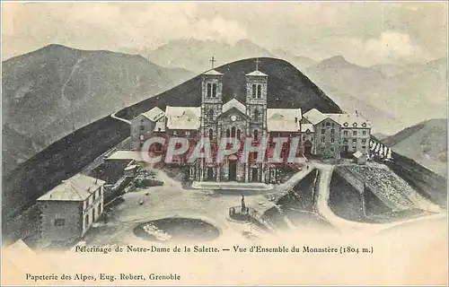 Cartes postales Pelerinage de Notre Dame de la Salette Vue d'Ensemble du Monastere