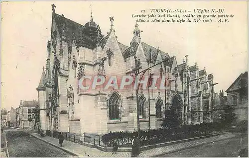 Cartes postales Tours L et L L'Eglise N D Lariche