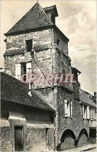 Moderne Karte Lisieux Calvados Vieille Tour carree vue Pau Banaston