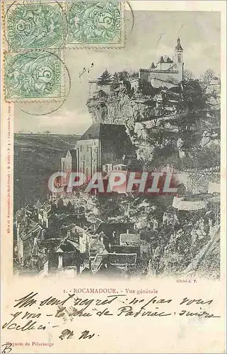 Cartes postales Rocamadour Vue generale